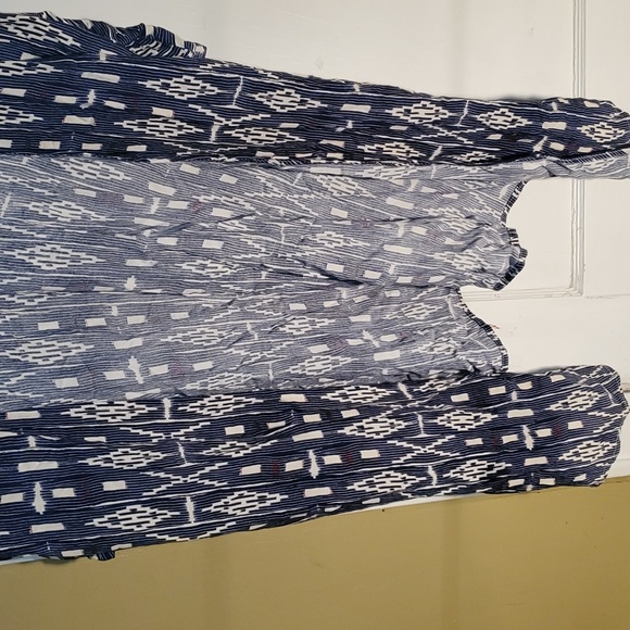 NWT BOHO NAVY GEO JACKET - Picture 2 of 5